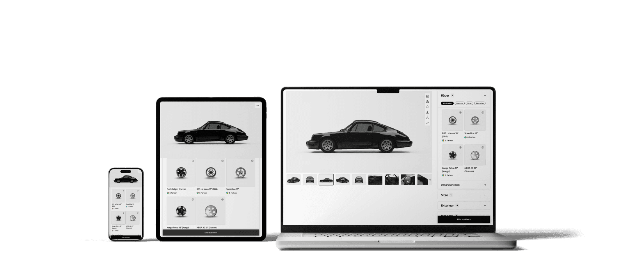 Porsche showroom